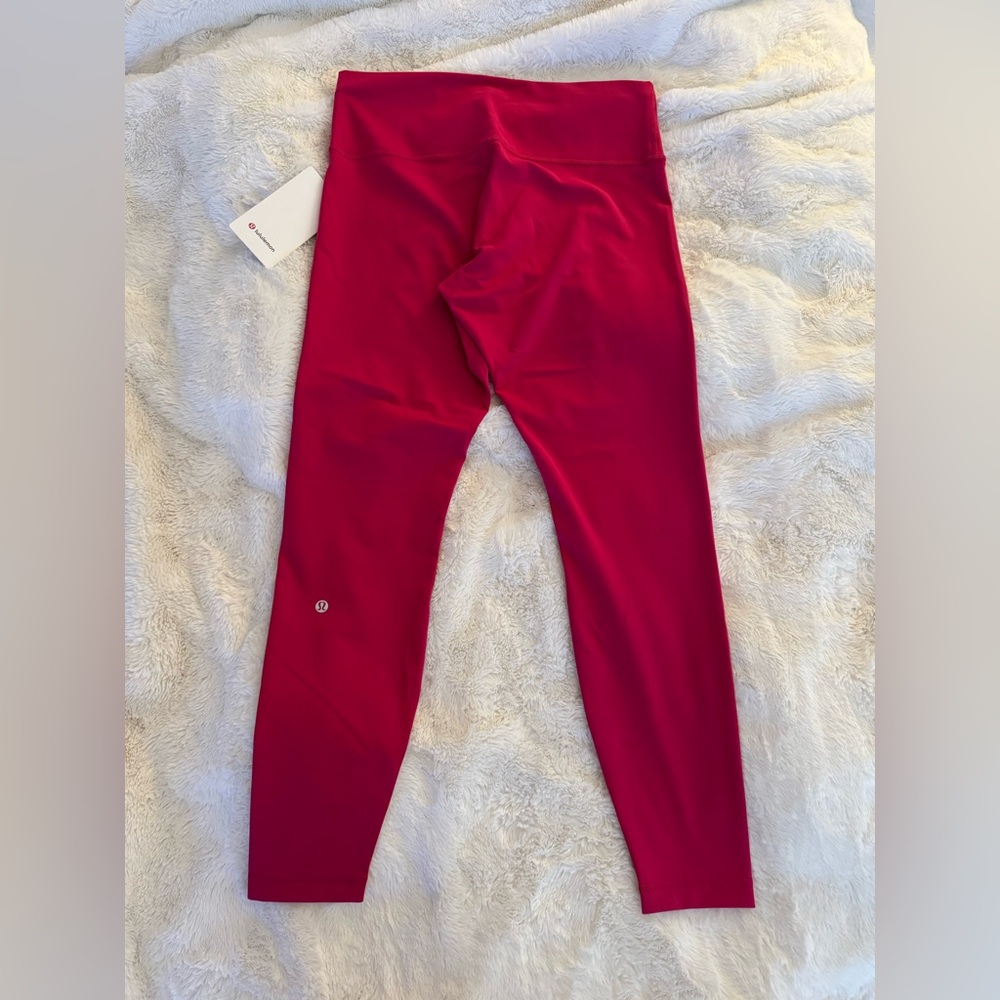 NWT lululemon Wunder Train HR Tight 28”, Passionate, 14 - Picture 14 of 16